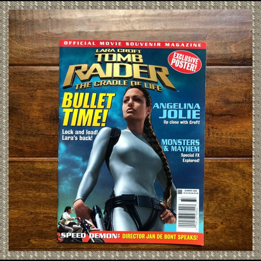 Angelina Jolie TOMB RAIDER: Cradle Of Life MOVIE SOUVENIR MAGAZINE